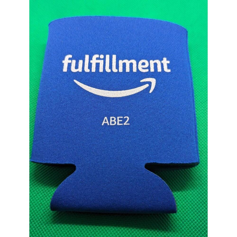 can‎ coozies - Amazon ABE2 Blue with White Letters